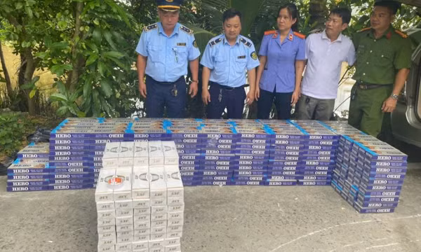 Thu giữ hơn 6.000 bao thuốc lá nhập lậu ở Cần Thơ