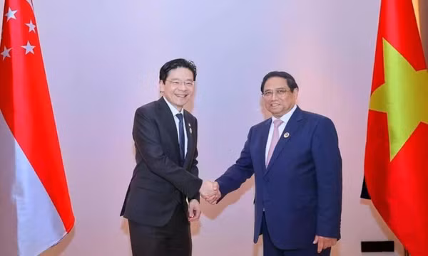 Quyết tâm đưa quan hệ giữa Việt Nam và Singapore lên tầm cao mới