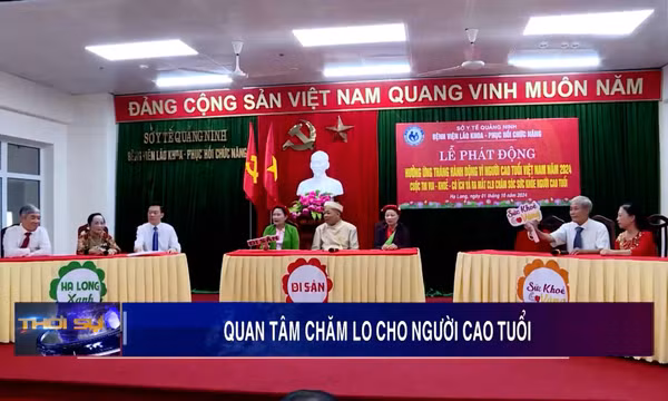 Quan tâm chăm lo cho người cao tuổi
