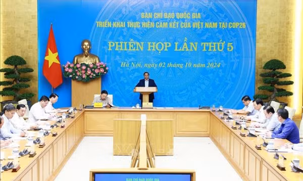Thủ tướng: Phát triển xanh là xu hướng tất yếu, cần sự tham gia của toàn xã hội