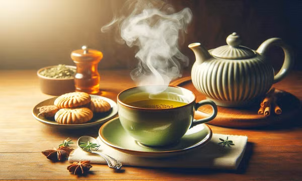 Tác dụng của 1 tách trà xanh sau bữa ăn