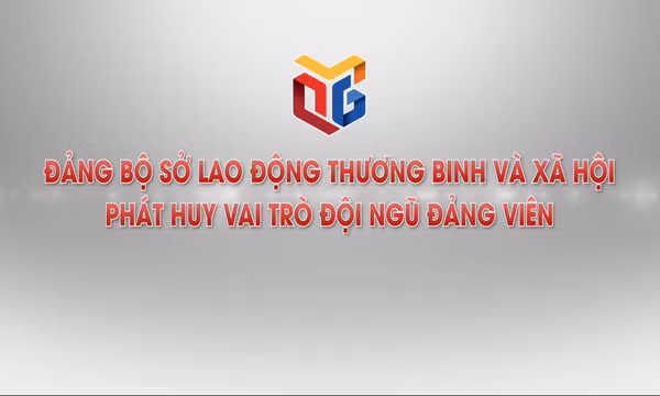 Đảng bộ Sở Lao động - Thương binh và Xã hội phát huy vai trò đội ngũ đảng viên