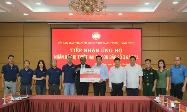 Tập đoàn Wilmar CLV hỗ trợ gần 10 tỷ đồng cho người dân Quảng Ninh và 5 tỉnh miền núi phía Bắc chịu thiệt hại bởi siêu bão Yagi
