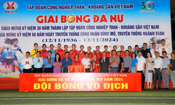 Bế mạc Giải bóng đá nam, nữ phong trào TKV năm 2024