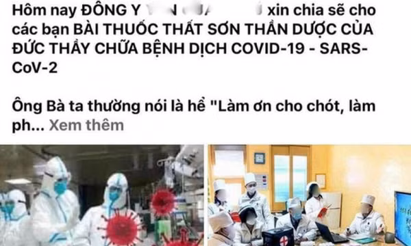 Phạt 7,5 triệu đồng lương y quảng cáo "thất sơn thần dược" chữa COVID-19