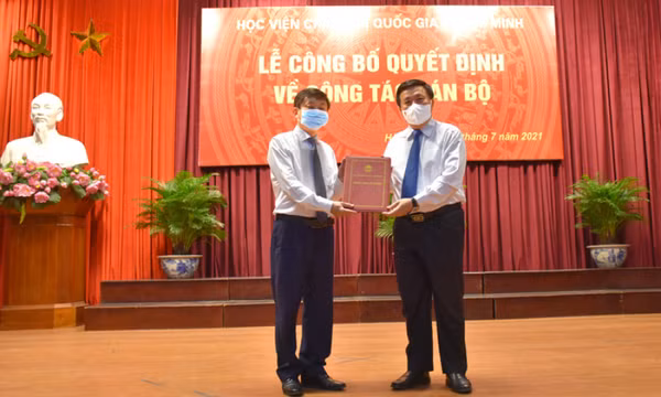 PGS,TS. Phạm Minh Sơn được bổ nhiệm làm Giám đốc Học viện Báo chí và Tuyên truyền