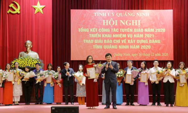 Kế hoạch và thể lệ tổ chức Giải báo chí về xây dựng Đảng (Giải Búa liềm vàng) tỉnh Quảng Ninh năm 2021