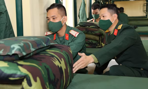 Chiến sĩ mới sẵn sàng lên đường nhận nhiệm vụ