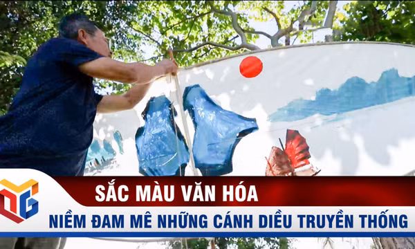 Niềm đam mê với những cánh diều truyền thống