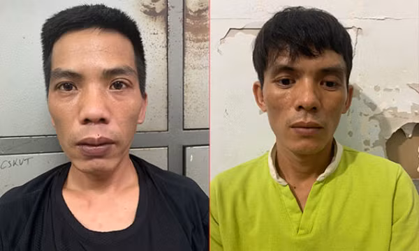 Hai tên cướp giật túi xách của phụ nữ trên đường vắng sa lưới