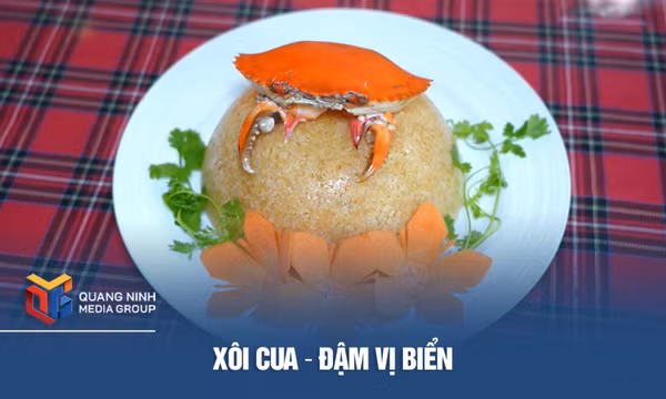 Xôi cua - đậm vị biển