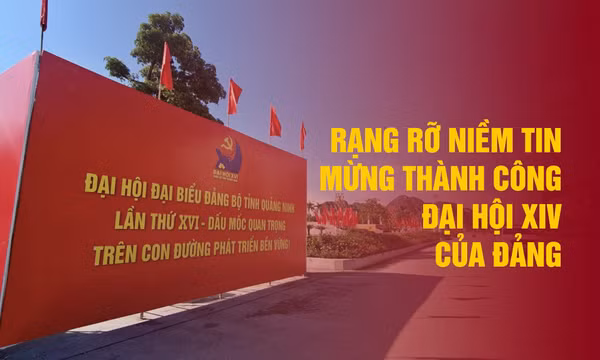 Rạng rỡ niềm tin mừng thành công Đại hội XIV của Đảng