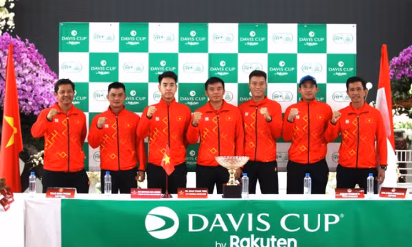Xác định đối thủ của Lý Hoàng Nam và đồng đội ở vòng loại Davis Cup