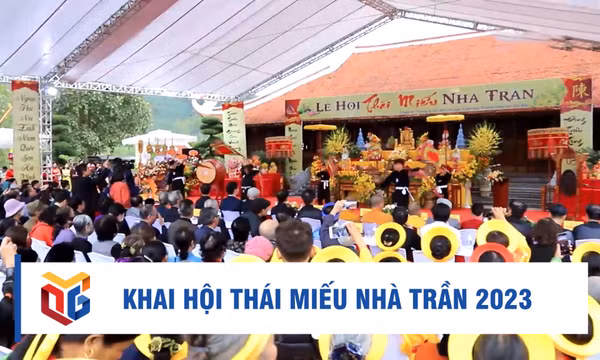 Khai hội Thái Miếu nhà Trần 2023