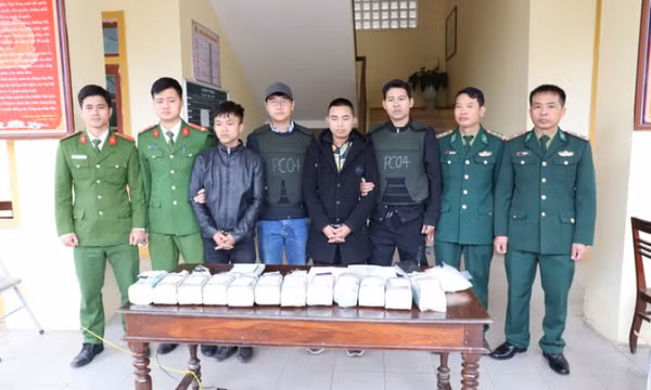 Phá đường dây ma tuý từ Lào về Việt Nam, thu giữ lô hàng cấm 6 tỷ đồng