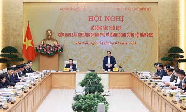 Nâng cao hiệu quả phối hợp công tác giữa Ban Cán sự đảng Chính phủ và Đảng đoàn Quốc hội