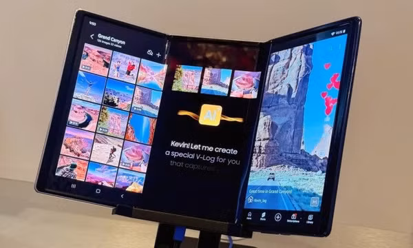 Samsung xác nhận ra smartphone gập ba trong năm nay