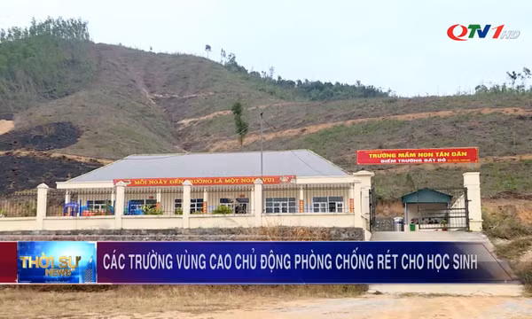 Các trường vùng cao chủ động phòng chống rét cho học sinh