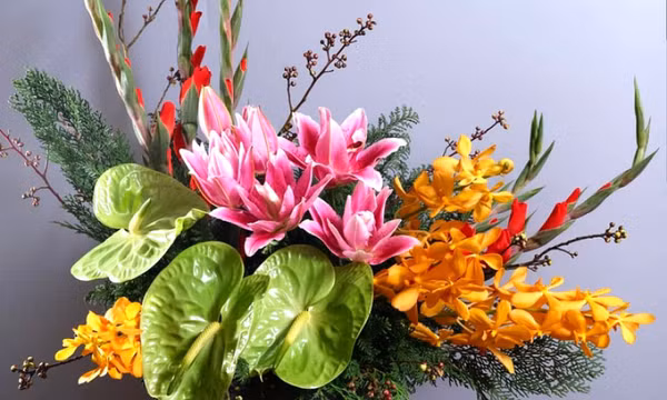 5 bước để có bình hoa Tết cắm cả tuần không héo