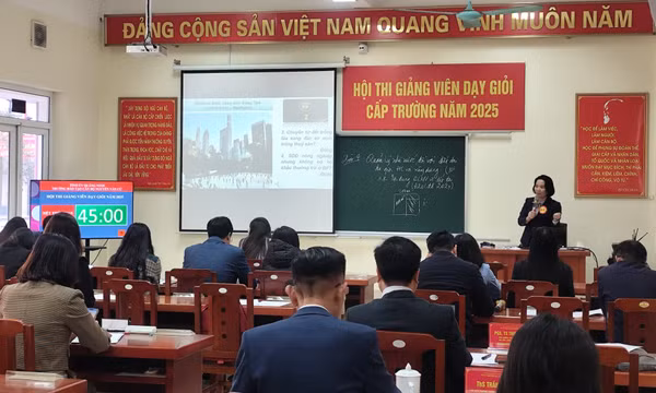 Trường Đào tạo cán bộ Nguyễn Văn Cừ: Khai mạc Hội thi giảng viên dạy giỏi cấp trường năm 2025