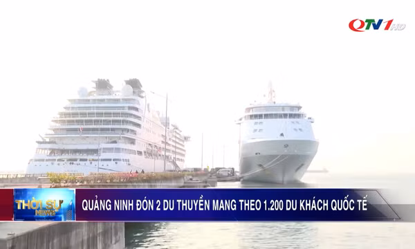 Quảng Ninh đón 2 du thuyền mang theo 1.200 du khách quốc tế
