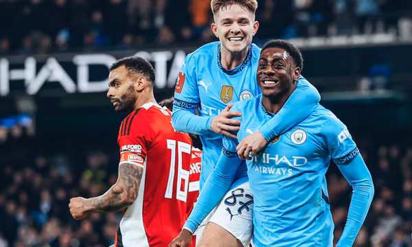 Man City thắng tưng bừng 8-0 tại FA Cup