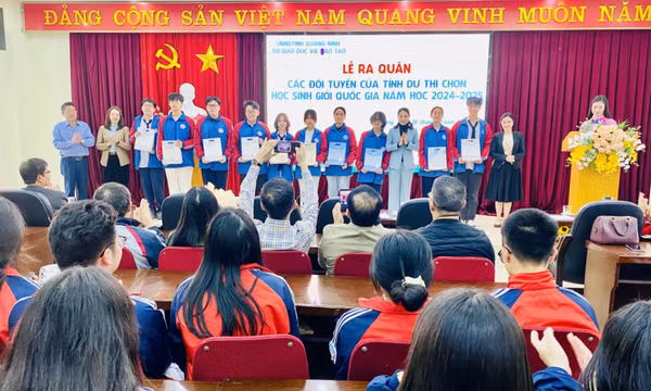Kỳ thi học sinh giỏi quốc gia THPT: Quảng Ninh xếp thứ 8/10 tỉnh đứng đầu số lượng giải