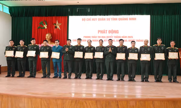 Bộ CHQS tỉnh phát động Phong trào Thi đua Quyết thắng và triển khai nhiệm vụ công tác quốc phòng, quân sự địa phương năm 2025
