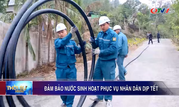 Đảm bảo nước sinh hoạt phục vụ nhân dân dịp Tết