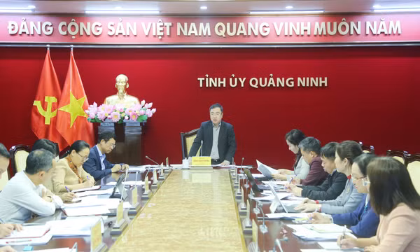 Tiểu ban Tuyên truyền - Khánh tiết Đại hội Đại biểu Đảng bộ tỉnh lần thứ XVI triển khai nhiệm vụ