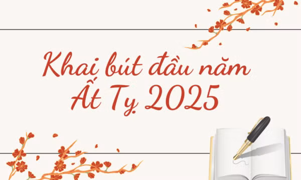 Khai bút đầu năm Ất Tỵ 2025 ngày nào, giờ nào?