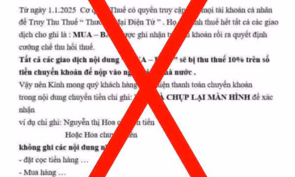 Sự thật chuyện giao dịch thương mại điện tử bị thu thuế 10%