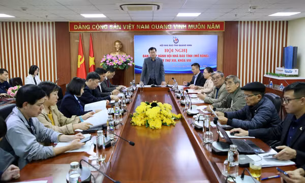 Hội nghị Ban Chấp hành Hội Nhà báo tỉnh kỳ thứ XIII, khóa VIII
