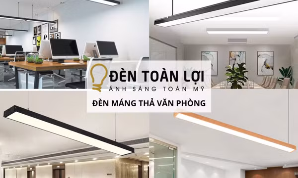 Đèn led thả văn phòng Đèn Toàn Lợi siêu hot 2025