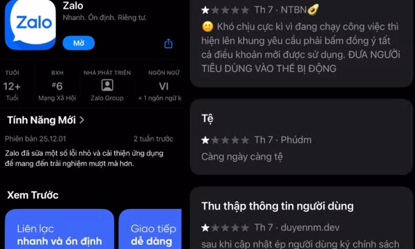 Dấu hỏi về động cơ thực sự của Zalo trong thu thập dữ liệu người dùng