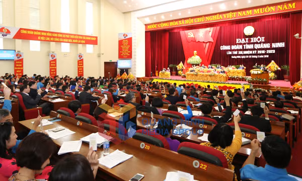 Đại hội Công đoàn tỉnh Quảng Ninh lần thứ XIII - XV