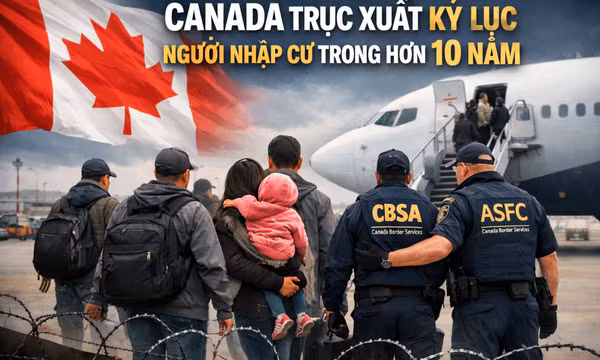 Canada trục xuất lượng người nhập cư lớn nhất trong hơn 10 năm 