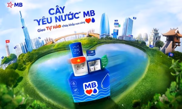 “Cây Yêu Nước” phủ xanh hơn 300 chi nhánh MB: Gieo tự hào chảy khắp non sông