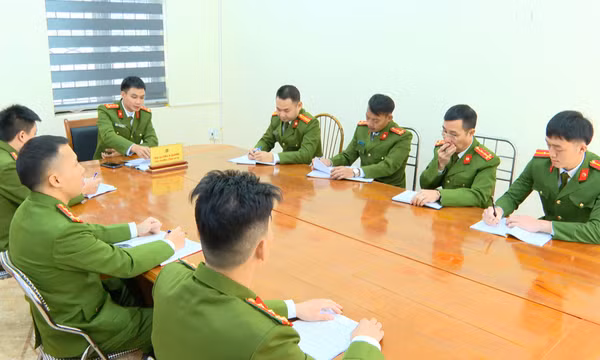 Công an xã Điền Xá: Những việc làm thiết thực, hiệu quả