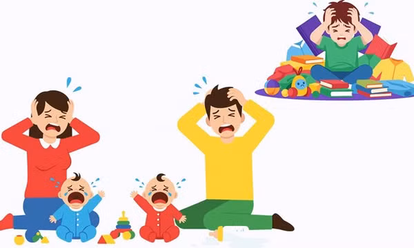 Mẹo giúp vợ chồng bớt căng thẳng khi chăm con nhỏ