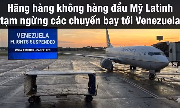 Hãng hàng không hàng đầu Mỹ Latinh tạm ngừng các chuyến bay tới Venezuela