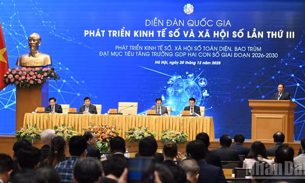 Phát triển kinh tế số, xã hội số toàn diện, bao trùm, đạt mục tiêu tăng trưởng GDP hai con số