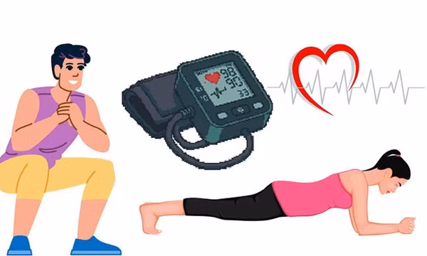 3 bài tập giúp hạ huyết áp mà không cần chạy bộ