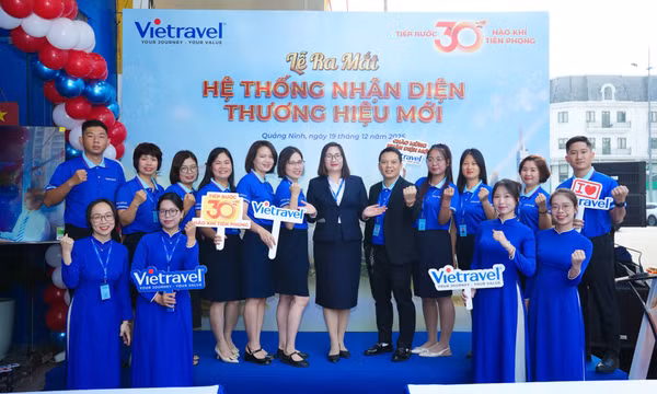 Vietravel ra mắt nhận diện thương hiệu mới, đánh dấu 30 năm phát triển - vươn mình cùng đất nước