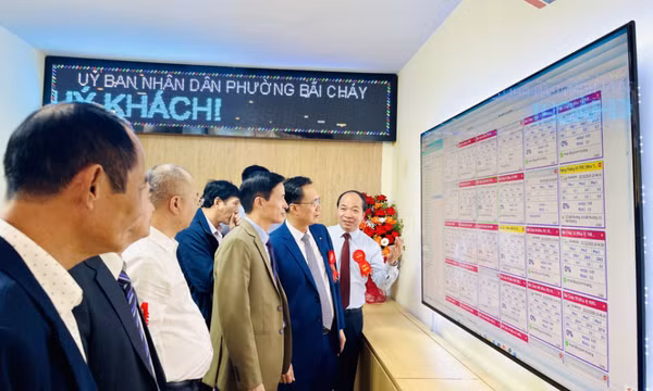 Phường Bãi Cháy: Khánh thành Trung tâm quản lý theo dõi, vận hành và điều khiển hệ thống chiếu sáng công cộng
