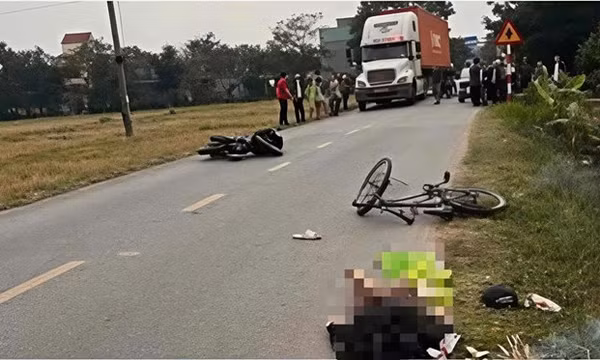 Ma men vượt ẩu, tông tử vong cụ ông đi xe đạp ở Hải Phòng