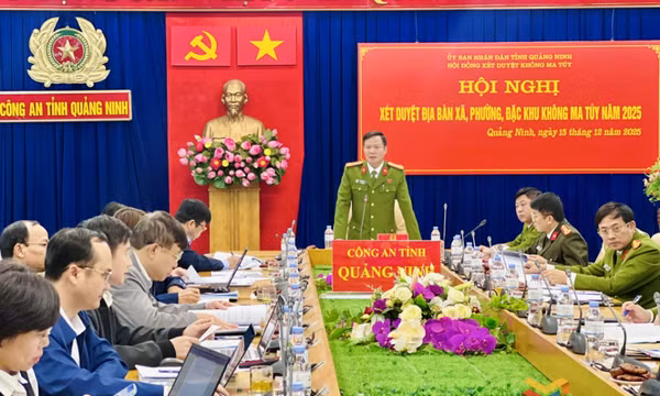 Hội nghị xét duyệt địa bàn xã, phường, đặc khu không ma túy năm 2025