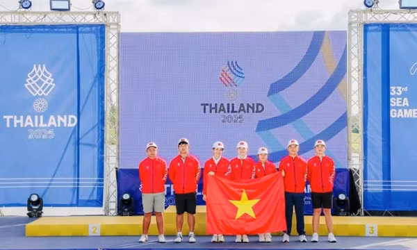 Đội tuyển golf Việt Nam về nước với 3 tấm huy chương SEA Games 33
