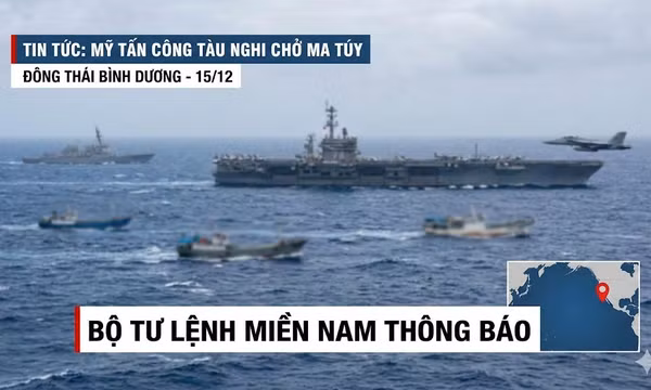 Mỹ tấn công 3 tàu nghi chở ma túy ở Đông Thái Bình Dương