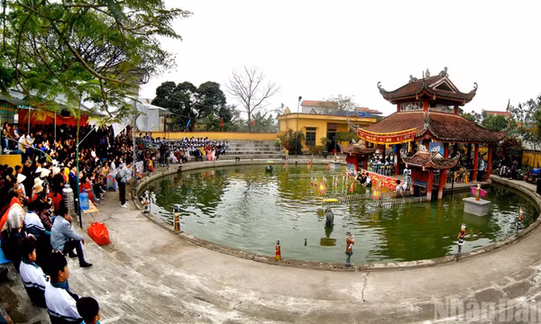Độc đáo rối nước làng Nguyên Xá 